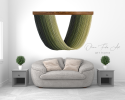 Maree Green -Made to order- Wall Decor | Macrame Wall Hanging in Wall Hangings by Olivia Fiber Art. Item made of wood with wool works with mid century modern & art deco style