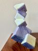 Cubic Vase - Yellow and Mauve | Vases & Vessels by Pierre Bounaud Ceramics. Item composed of ceramic in modern style