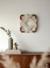 Moments | Framed Tapestry | Wall Hangings by Ana Salazar Atelier. Item made of walnut with cotton works with country & farmhouse & japandi style