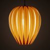 Geometric Wood Pendant Light: Modern Handmade Lamp Shade | Chandeliers by Traum - Wood Lighting. Item composed of wood in minimalism or contemporary style