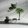 Medium Treasure Bowl in Textured Alpine White Concrete | Decorative Bowl in Decorative Objects by Carolyn Powers Designs. Item made of concrete works with minimalism & contemporary style