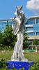 WALKING WATCHER CARRYING the CHILDREN | Public Sculptures by jim collins sculpture
