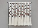 Boho woven wall hanging large wall weaving tapestry, wall we | Macrame Wall Hanging in Wall Hangings by Sarmal Design. Item made of wool with leather works with country & farmhouse & art deco style