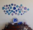 Rose Installation consisting of rose tiles | Art & Wall Decor by Sue Barry tiles | Two Guns Espresso in Manhattan Beach