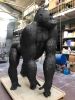 "Big Gorilla" | Street Murals by MARCANTONIO. Item composed of glass and synthetic