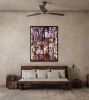 Autumn Woods | Mixed Media in Paintings by Art by Shroon. Item composed of canvas and fiber in contemporary or country & farmhouse style