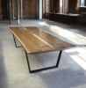 Berkman dining table | Tables by Aaron Smith Woodworker. Item made of walnut with metal