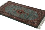 Rug & Kilim’s Kashan Runner Rug in Red and Blue | Area Rug in Rugs by Rug and Kilim