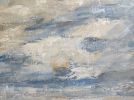 Ciel De Traine / Train Sky | Oil And Acrylic Painting in Paintings by Sophie DUMONT.. Item composed of canvas compatible with minimalism and mid century modern style