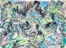 Plein Air Drawing #4: Archiving Winter | Oil And Acrylic Painting in Paintings by k-apostrophe. Item composed of paper