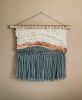MOUNTAIN SUNSET WEAVING hand woven tapestry | Macrame Wall Hanging in Wall Hangings by WOOL & PINE by Jessie. Item composed of cotton and fiber