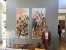 "Running Through" | Oil And Acrylic Painting in Paintings by Caroline Wright. Item made of canvas