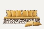 Zeus Rattan Sofa | Couch in Couches & Sofas by Monarca Goods. Item composed of wood & fabric compatible with coastal and modern style