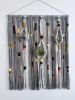 La Huerta - Botanical Fiber Tapestry with Air Plants | Wall Hangings by Gissell Studio - Fiber & Botanical Art. Item made of cotton with copper works with boho & contemporary style