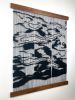 Scribbly Line III | Tapestry in Wall Hangings by Renata Daina. Item composed of walnut & cotton compatible with minimalism and contemporary style