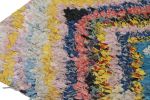 Vintage Moroccan Rug with Polychromatic Chevron Patterns | Area Rug in Rugs by Rug and Kilim