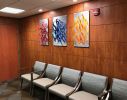 "Healing Waves" | Wall Treatments by Chris Nordin Studios | St. Joseph Mercy Oakland in Pontiac