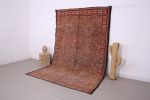 Vintage Moroccan Wool Rug 6.8 x 10.3 ft, Berber Handmade Rug | Area Rug in Rugs by BerberHand. Item composed of wool compatible with boho style