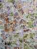 Mosaiced Up 01 | Watercolor Painting in Paintings by Apoorva Kasaraneni. Item composed of canvas and synthetic