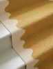 Handwoven Woolen Yellow Runner Rug | Rugs by Evergreen Carpets. Item made of wool works with boho & minimalism style