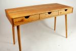 Mid-century Modern Cherry Wood Office Desk | Tables by Curly Woods. Item composed of maple wood in mid century modern style