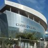Chase Center | Signage by Jones Sign Company. Item made of metal