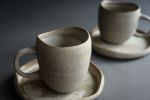 Stone - "SIMPLICITY" tall oval mug | Drinkware by Laima Ceramics. Item made of stoneware compatible with rustic style