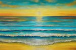 Fresh Tide — Original Oil Painting | Oil And Acrylic Painting in Paintings by DaggArt. Item composed of canvas