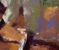 Excitement and Drama | Oil And Acrylic Painting in Paintings by Darren Thompson Fine Art. Item composed of birch wood compatible with modern style