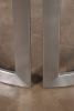 Trillo Modern Side Table in Stainless Steel, By Costantini | Tables by Costantini Design. Item made of oak wood with steel