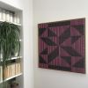 Agamographs - Purple | Embroidery in Wall Hangings by Fault Lines by Matthias de Vogel | MANO MERCANTILE in Marfa. Item made of fabric
