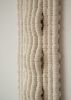 Wave textile wall art in Wabi Sabi style | Wall Sculpture in Wall Hangings by Versh Gallery. Item made of cotton works with minimalism & japandi style