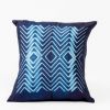 Naami Indigo Silk Pillow | Pillows by Studio Variously. Item composed of cotton