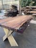 Tropical Epoxy Conference Table | Resin Dining Table | Tables by Tinella Collection | Los Angeles in Los Angeles. Item made of walnut & metal compatible with minimalism and art deco style