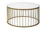 Cage 05 - Cage brass coffee table | Tables by Bronzetto. Item composed of brass and glass