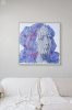 primavera tribute to boticelli | Mixed Media in Paintings by Virginie SCHROEDER. Item made of canvas works with minimalism & contemporary style