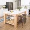 Knotty Alder Kitchen Island | Tables by The Awesome Orange