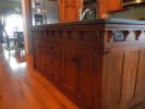 Custom Reclaimed Oak Kitchen Island- Residential Commission | Console Table in Tables by Paul's Green Barn