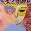 ni dulce, ni sumisa original acrylic painting on canvas | Oil And Acrylic Painting in Paintings by Andrea Mondragòn