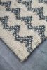 Chevron Wool Viscose Rugs | Area Rug in Rugs by MEEM RUGS. Item made of wool works with art deco style