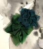 Flower Silhouette | Watercolor Painting in Paintings by Bridget Davies Art. Item composed of fabric & paper compatible with boho and contemporary style