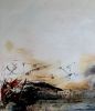 Off Planet | Oil And Acrylic Painting in Paintings by Helenehardyart. Item made of canvas