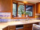 Rocky Mountain Front Kitchen Backsplash | Tiles by Rachel Kaiser Art. Item composed of cement