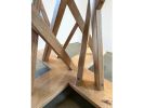 Round Oak Dining Table | Tables by Van Werden Designs. Item made of oak wood works with minimalism & mid century modern style