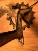Cog - A Unique Driftwood & Vintage Steel Table Lamp | Lamps by Max Andersen. Item made of wood with steel