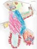 bespoke NEEDLEPOINT CHILD'S DRAWING | Tapestry in Wall Hangings by Mommani Threads. Item composed of wool