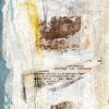 Sepia Garden – Original Blue Botanical Mixed Media Collage | Mixed Media by Michele Spurza. Item made of paper works with country & farmhouse & japandi style
