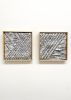 Gate keepers Series - Diptych - Small | Wall Sculpture in Wall Hangings by Cheyenne Concepcion. Item made of wood with aluminum works with minimalism & mid century modern style