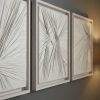 White 3D Textured Painting | Oil And Acrylic Painting in Paintings by Sarmal Design. Item composed of canvas compatible with minimalism and mid century modern style