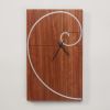 Fibonacci Spiral Clock | Decorative Objects by Carol Jackson Furniture. Item made of wood